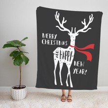 Ejoya Modern Desenli Polar Tv Battaniyesi 91818