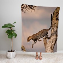 Ejoya Modern Desenli Polar Tv Battaniyesi 90625