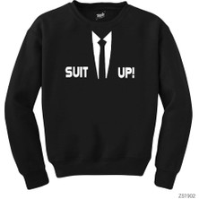 Crows Gate How I Met Your Mother Suit Up Siyah Sweatshirt