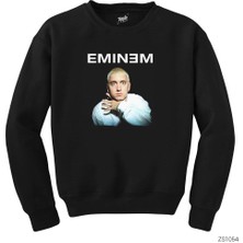 Crows Gate Eminem Cuff Siyah Sweatshirt