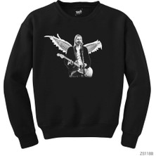 Crows Gate Kurt Cobain Siyah Sweatshirt