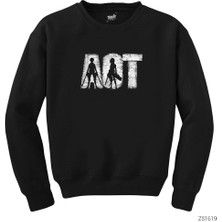 Crows Gate Attack On Titan Killer Siyah Sweatshirt