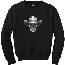 Crows Gate Kovboy Silver Siyah Sweatshirt