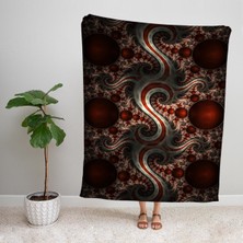 Ejoya Modern Desenli Polar Tv Battaniyesi 91991