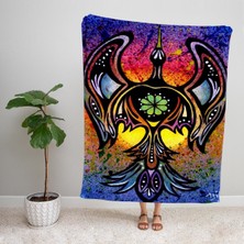 Ejoya Modern Desenli Polar Tv Battaniyesi 92067