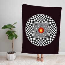 Ejoya Modern Desenli Polar Tv Battaniyesi 90619