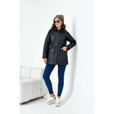 Ftz Women Kadın Kapitoneli Kap Siyah 30628