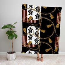 Ejoya Modern Desenli Polar Tv Battaniyesi 92121