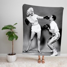 Ejoya Modern Desenli Polar Tv Battaniyesi 92008