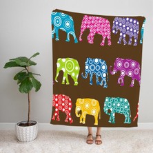 Ejoya Modern Desenli Polar Tv Battaniyesi 9217