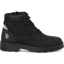 U.S. Polo Assn. Forrest 4Pr Siyah Erkek Biker Bot
