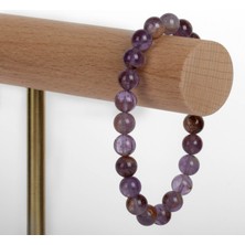 Paleo Fantom Kuvars Taşı Doğal Taş Bileklik, 8mm