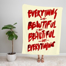 Ejoya Modern Desenli Polar Tv Battaniyesi 90609