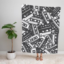 Ejoya Modern Desenli Polar Tv Battaniyesi 90446