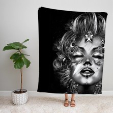 Ejoya Modern Desenli Polar Tv Battaniyesi 90539