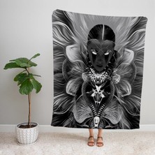 Ejoya Modern Desenli Polar Tv Battaniyesi 90540