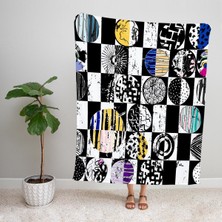 Ejoya Modern Desenli Polar Tv Battaniyesi 92195