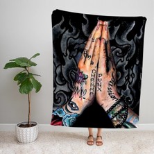 Ejoya Modern Desenli Polar Tv Battaniyesi 90615