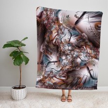 Ejoya Modern Desenli Polar Tv Battaniyesi 91986