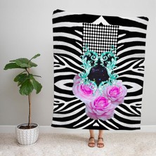 Ejoya Modern Desenli Polar Tv Battaniyesi 90522