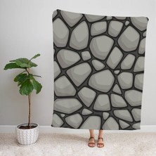 Ejoya Modern Desenli Polar Tv Battaniyesi 90458