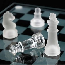 Senon Glass Chess Cam Satranç Takımı 20x20cm