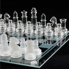 Senon Glass Chess Cam Satranç Takımı 20x20cm