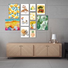 Ejoya Sarı Yaz 11'li Tablo Seti 88006