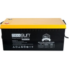 N&D Lighting Mexxsun 12 Volt 200 Amper Deep Cycle Solar Jel Akü