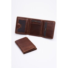 Fossil  Deri Erkek Kartlık Cüzdan Crazy Kahve 8112