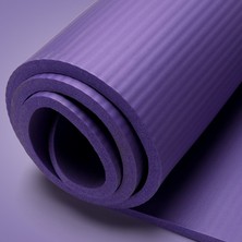 ZERO GYM EGZERSİZ MATI MOR 180X60X1CM Ekstra Kalın Yüksek Yoğunluklu Yırtılmaz Egzersiz Yoga Minderi Ve Taşıma Kayışı