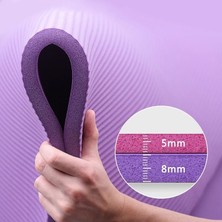 ZERO GYM EGZERSİZ MATI MOR 180X60X1CM Ekstra Kalın Yüksek Yoğunluklu Yırtılmaz Egzersiz Yoga Minderi Ve Taşıma Kayışı