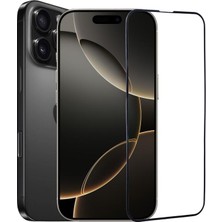 3gen Case Apple iPhone 16 Pro Uyumlu Tam Kaplayan Anti-Statıc 9h Cam Ekran Koruyucu