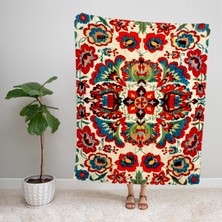 Ejoya Modern Desenli Polar Tv Battaniyesi 92002