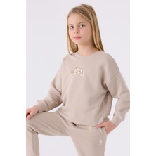 U.S. Polo Assn. Kız Çocuk Kum Pijama Takım 50299750-VR085