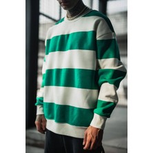 Striped Oversize Sweatshirt