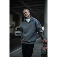 Oversize Polo Sweatshirt