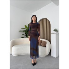 Chanel Streç Tül Astarlı Elbise