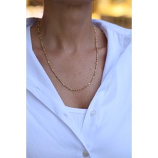 Yenigün Kuyumculuk 14 Ayar Altın Işıltılı Topcuklar Zincir