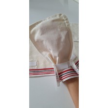 Eker Cırtlı Kese-Banyo Ve Duş Kesesi-Cırt Cırtlı Yapı-Doğal Özel Dokuma-Standart Kese   (Vücut Peelingi)