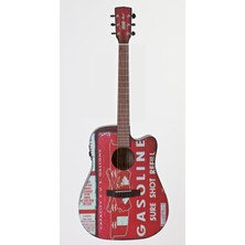 Cort GASOLINE2BKS Elektro Akustik Gitar