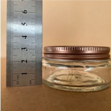 Ahsa Ticaret 3 Adet 50 cc Cam Krem Kavanozu - Metal Kapaklı - 50 ml Cam Paşabahçe Krem Kavanozu
