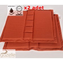 Gazelle Metal Mıknatıslı Manyetik Minder, Magnetic Cushion, Sandalye Minderi Kırmızı.. 2 Adet