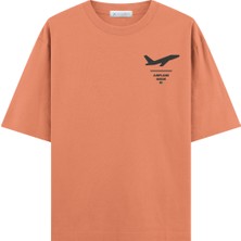 Coutliner Airplane Mode Oversize T-Shirt (Ekstra! Bol Kesim)