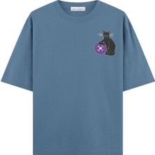 Coutliner Cat Oversize T-Shirt (Ekstra! Bol Kesim)