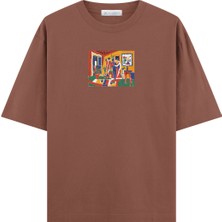 Coutliner Like A Matisse Oversize T-Shirt (Ekstra! Bol Kesim)
