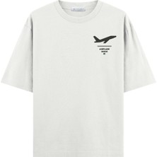 Coutliner Airplane Mode Oversize T-Shirt (Ekstra Bol Kesim)