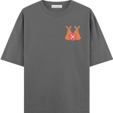 Coutliner Rabbit Oversize T-Shirt (Ekstra! Bol Kesim)