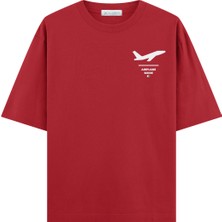 Coutliner Airplane Mode Oversize T-Shirt (Ekstra! Bol Kesim)
