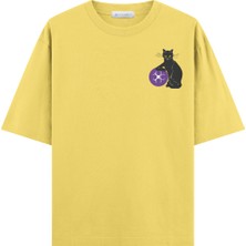 Coutliner Cat Oversize T-Shirt (Ekstra! Bol Kesim)
